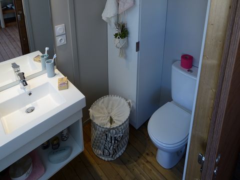 Tente en toile et en bois 5 personnes - Tente Safari wood lodge