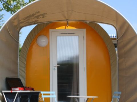 BUNGALOW TOILÉ 2 personnes - Coco Sweet 11 m2 - 1 Chambre - avec terrasse couverte / sans sanitaires