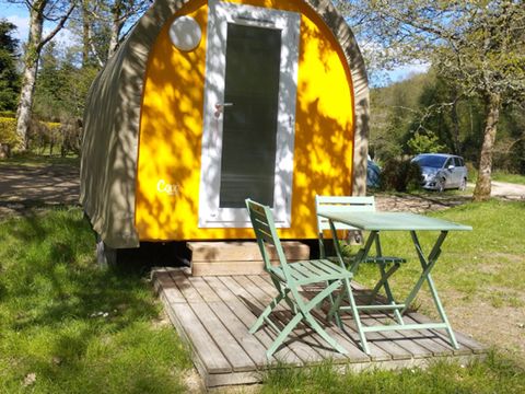 BUNGALOW TOILÉ 2 personnes - Coco Sweet 11 m2 - 1 Chambre - avec terrasse couverte / sans sanitaires