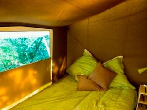 TENTE TOILE ET BOIS 4 personnes - Tente Lodge 10 + 20 m² - 2 chambres / sans sanitaires