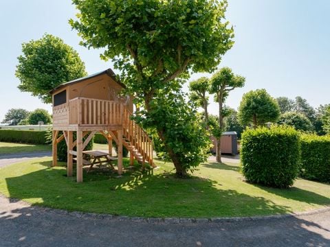 Hébergement 2 personnes - Tente Nature sur pilotis Standard 7.2 m² - sans sanitaire