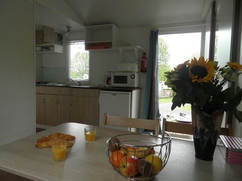 MOBILHOME 4 personnes - Standard 25m² - 2 chambres + terrasse non-couverte