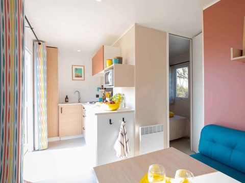 MOBILHOME 2 personnes - Mobil-home Confort 17.8m² - 1 chambre + terrasse