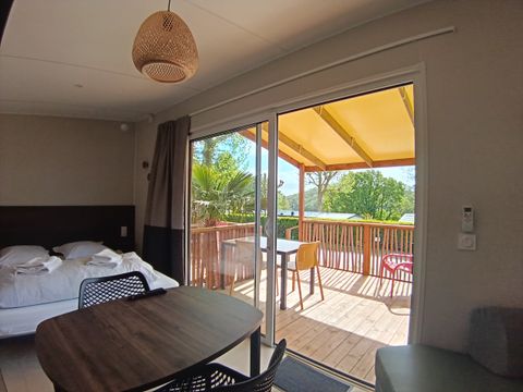 MOBILHOME 2 personnes - NEW// Villa de la Rance Prestige 20m² - 1 chambre - SPA - Terrasse couverte