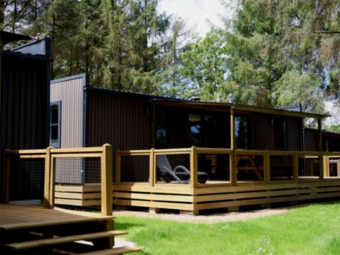 Mobilhome 7 personnes - Hébergement Coté jardin - 3 chambres