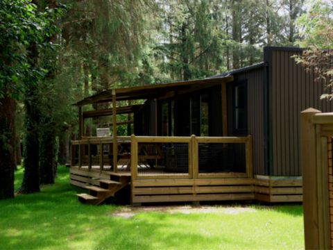 Mobilhome 5 personnes - Hébergement Coté jardin - 2 chambres
