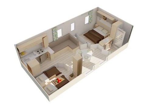MOBILHOME 4 personnes - SAVANNAH - 2 chambres