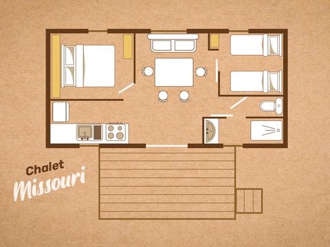 CHALET 4 personnes - MISSOURI