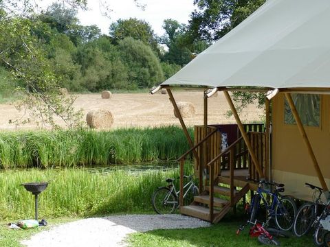 Tente en toile et en bois 5 personnes - LODGE SAFARI XL