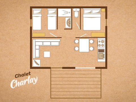 CHALET 6 personnes - CHARLAY