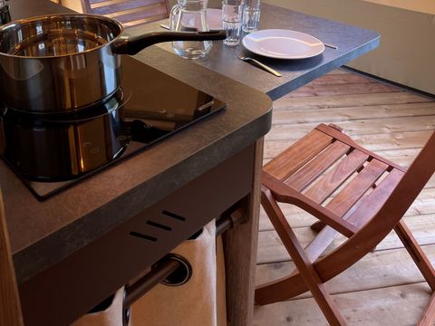 Tente 4 personnes - TIPI HOME 2 chambres /Avec douche et WC