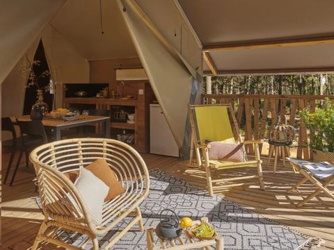 Lodge 5 personnes - Lodge Confort 2chambres sans sanitaires