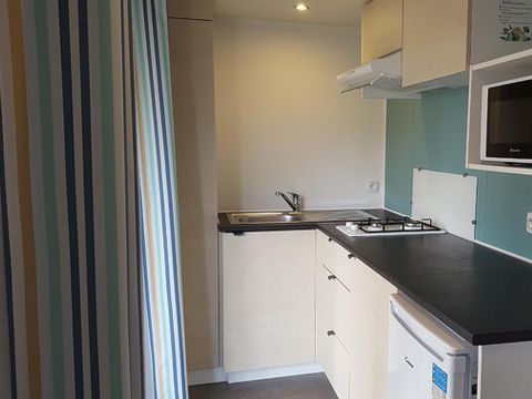 MOBILHOME 2 personnes - CAHITA 17m² - 1 chambre + terrasse couverte