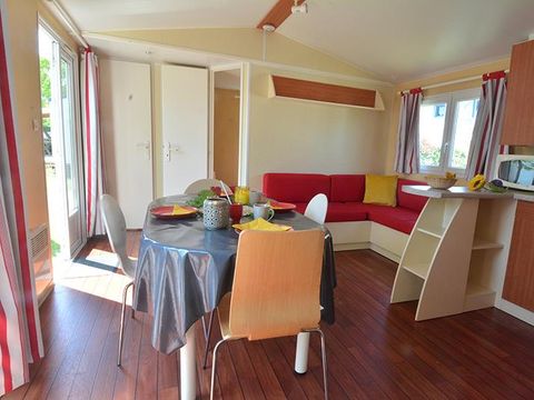 MOBILHOME 4 personnes - Mobilhome FLORES 31m² - 2 chambres + terrasse couverte