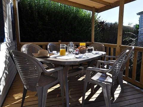 MOBILHOME 4 personnes - MALDIVES 34 m² - 2 chambres - Terrasse couverte