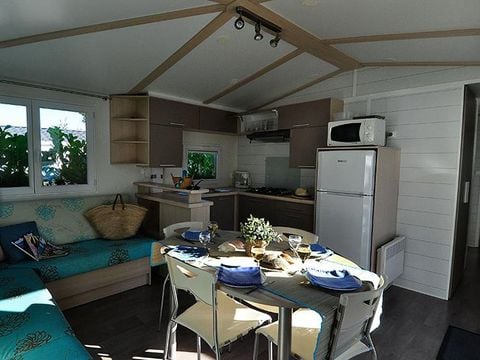 MOBILHOME 4 personnes - MALDIVES 34 m² - 2 chambres - Terrasse couverte