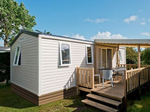 MOBILHOME 6 personnes - BAHAMAS CONFORT 34m² - 3 chambres - Terrasse couverte - Lave vaisselle