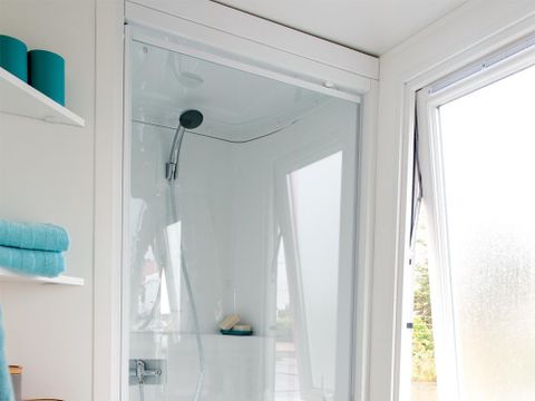 MOBILHOME 6 personnes - BAHAMAS CONFORT 34m² - 3 chambres - Terrasse couverte - Lave vaisselle