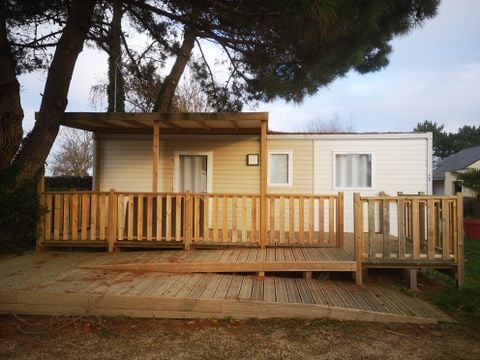 MOBILHOME 4 personnes - Mobilhome PMR - 2 chambres + terrasse couverte