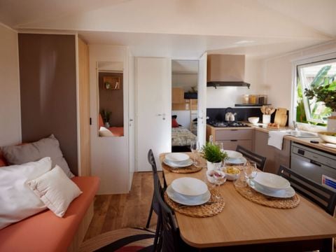 Mobilhome 6 personnes - Mobil-home Confort + 3 Chambres 6 Personnes