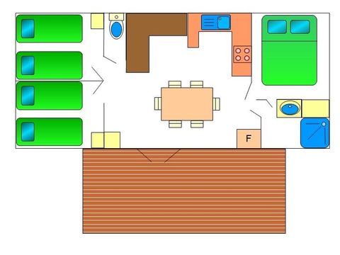 MOBILHOME 7 personnes - Florès