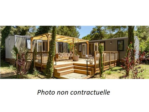 MOBILHOME 11 personnes - Tribu 71m² (5 chambres 3 SDB) + terrasse