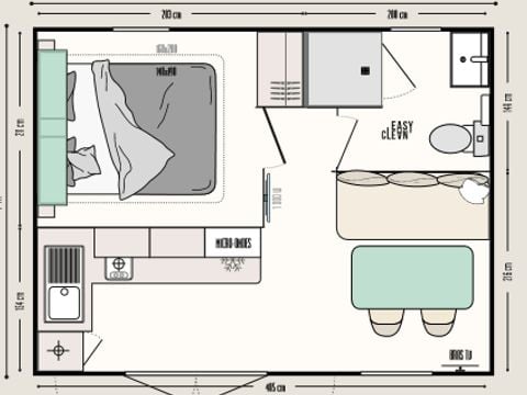 MOBILHOME 2 personnes - BALI