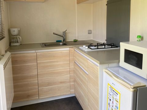 Mobilhome 2 personnes - 15m² - 1 chambre - Sans terrasse