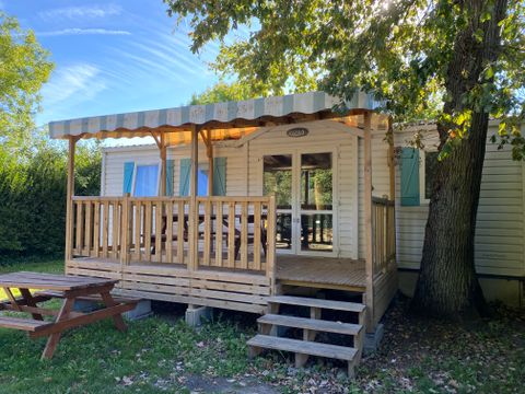 Mobilhome 6 personnes - 37m² - 3 chambres avec terrasse