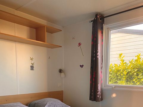 Mobilhome 2 personnes - 15m² - 1 chambre avec terrasse