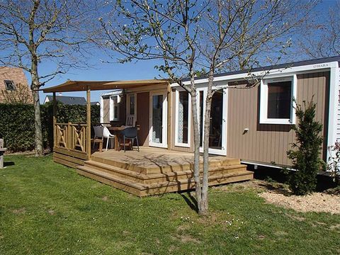MOBILHOME 6 personnes - COTTAGE Nautilus Premium 6p 3ch 2Sdb Clim 