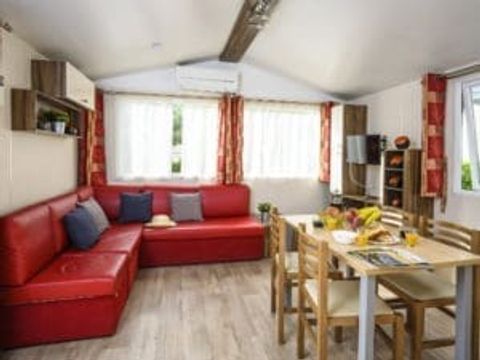 BUNGALOW 2 personnes - 14-Bungalow du Gorguet 40m2 (2ch -2/6pers.) + Jaccuzzi + Lits faits + serviette + kit boisson + TV - prix pour 2 personnes