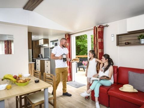 BUNGALOW 2 personnes - 14-Bungalow du Gorguet 40m2 (2ch -2/6pers.) + Jaccuzzi + Lits faits + serviette + kit boisson + TV - prix pour 2 personnes