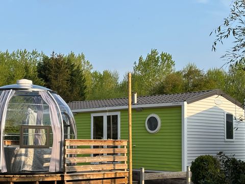 BUNGALOW 2 personnes - 15-Bungalow Grand Marais 32m2 (2ch - 2/6pers.) + Jaccuzzi + Lits faits + serviette + kit boisson - prix pour 2 personnes