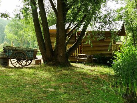 CHALET 2 personnes - Cabane du GRIZZLI (Lit rond, douche italienne)