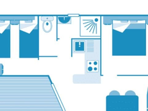 CHALET 5 personnes - Chalet 5p 2ch Vue Mer ***