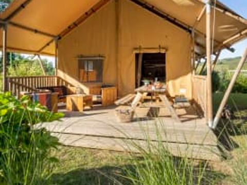 TENTE TOILE ET BOIS 6 personnes - Lodge 6p 2ch ****