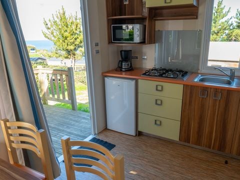 MOBILHOME 2 personnes - Mobil Home confort - 16 m² - 1 chambre vue mer