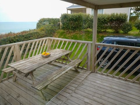 Mobilhome 4 personnes - Confort - 25 m² - 2 chambres - Vue mer