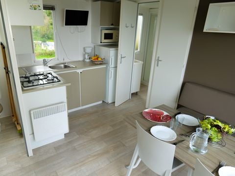Mobilhome 4 personnes - Confort - 25 m² - 2 chambres - Vue mer