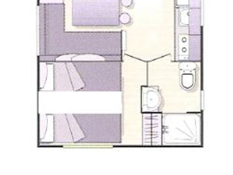 MOBILHOME 2 personnes - Cottage IBIZA