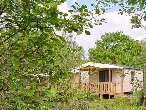 MOBILHOME 2 personnes - Le NÉNUPHAR Parcelle 7- 1 Chambre