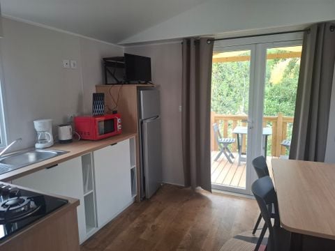 MOBILHOME 2 personnes - Le NÉNUPHAR Parcelle 7- 1 Chambre