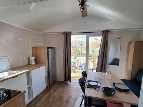 MOBILHOME 2 personnes - Le NÉNUPHAR Parcelle 7- 1 Chambre