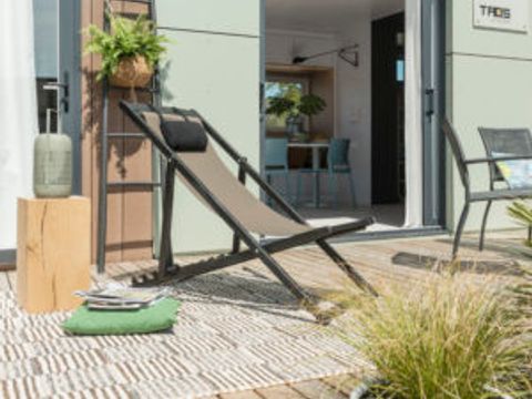 MOBILHOME 2 personnes - Suite Les Voiles avec Spa 26m² Premium