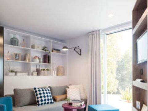 LODGE 4 personnes - Lodge Les Voiles 35m² Premium avec Spa (2 chambres)