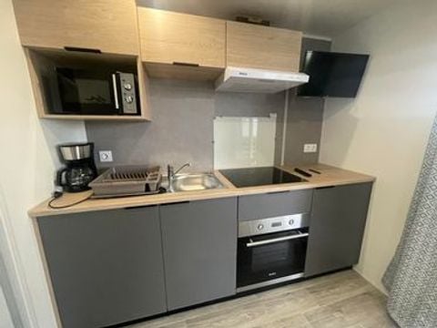 Mobilhome 4 personnes - 28 m² - 2 chambres - TP - Le Pilet - Le Soucher - La Mésange - La Mouette - Le Pluvier