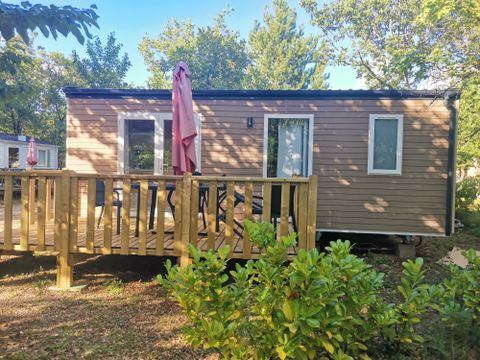 MOBILHOME 4 personnes - Standard 26m² - 2 chambres + Terrasse + TV + Clim