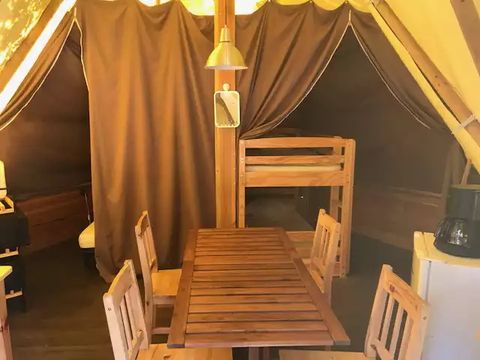 TENTE 4 personnes - Tipi Standard 12m² - 2 chambres (sans sanitaires) + Terrasse