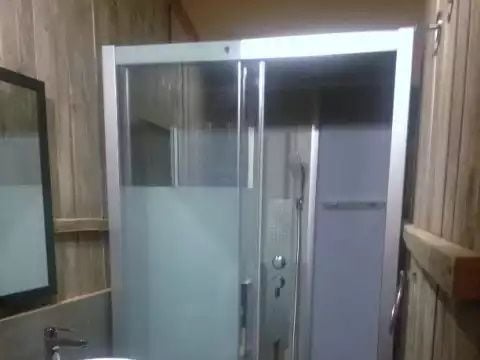 TENTE TOILE ET BOIS 4 personnes - Safari Confort 27m² - 2 chambres + terrasse couverte